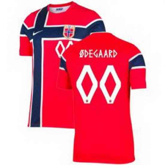 Youth 00 Norway Custom 2026 Home Stadium Replica Jersey   1